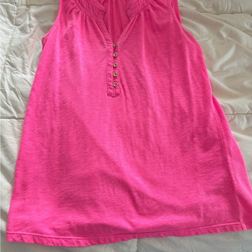 Lilly Pulitzer Vibrant Pink Tank Top